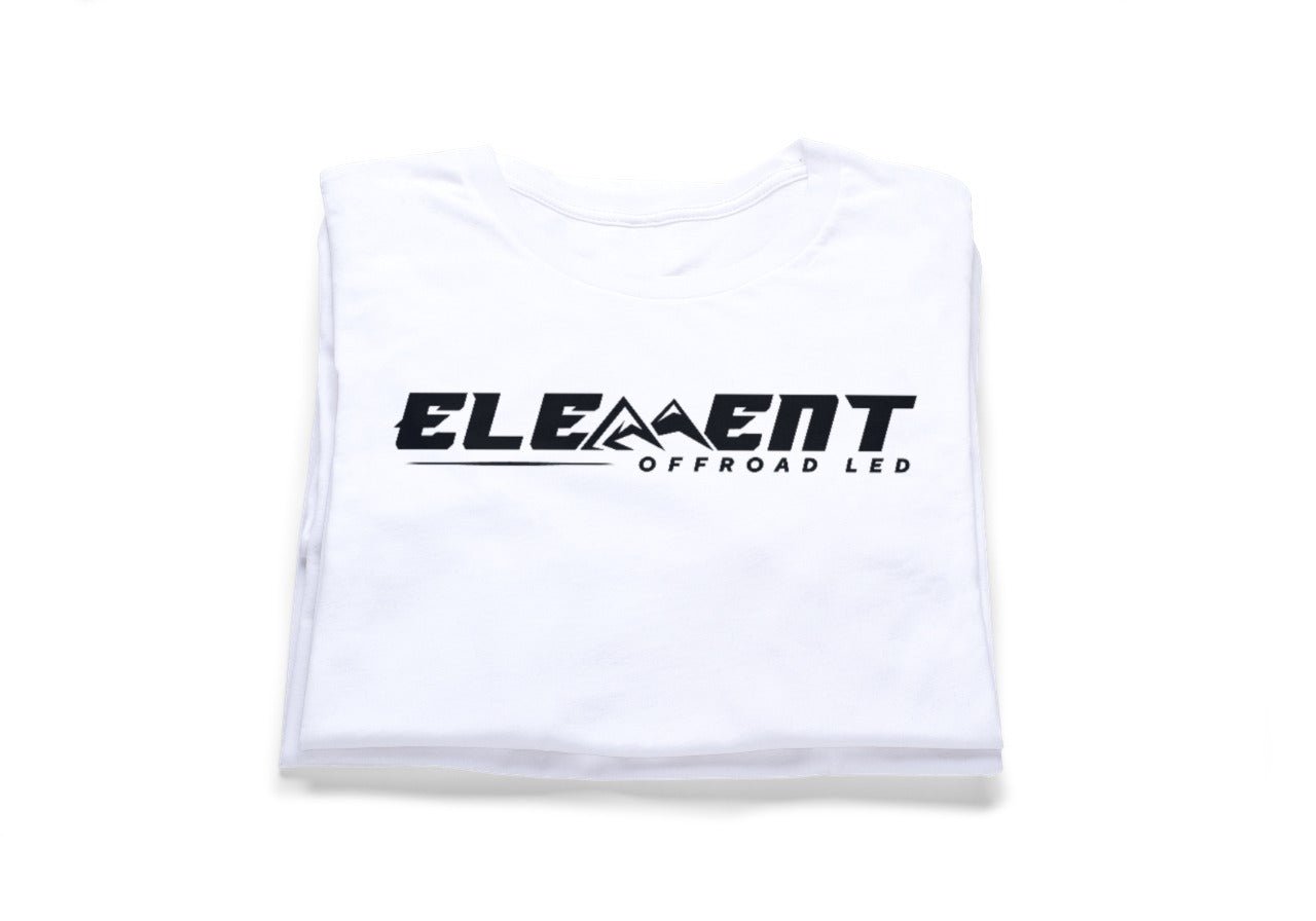 Bright White Tee - Element Offroad LED
